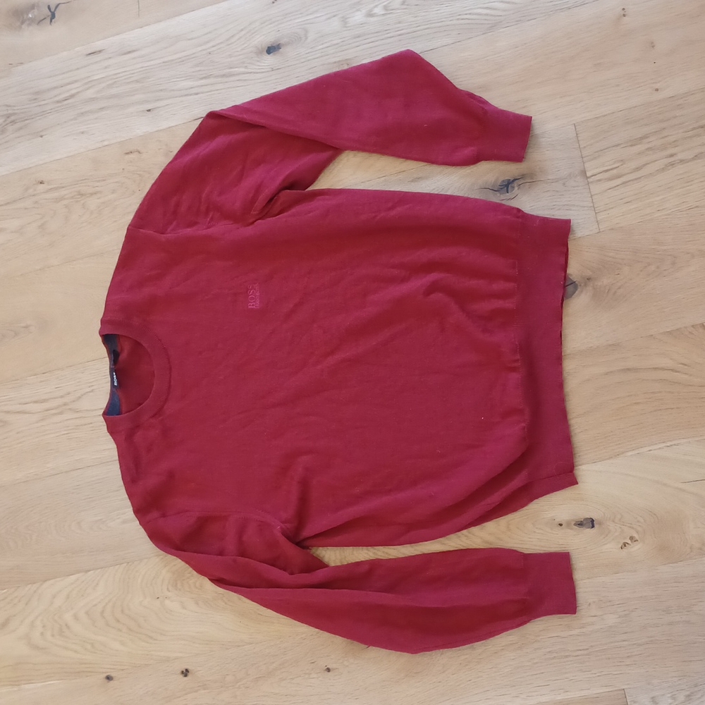 Hugo Boss red sweater